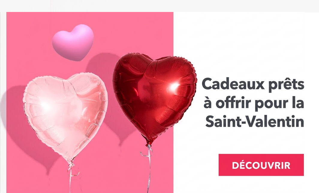 Cadeaux prêts à offrir pour la Saint-Valentin