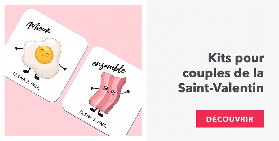 Coffrets pour les couples à l