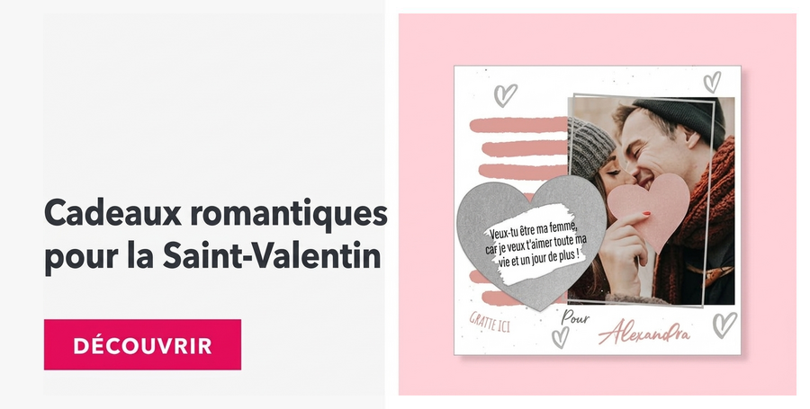 Cadeaux romantiques pour la Saint-Valentin