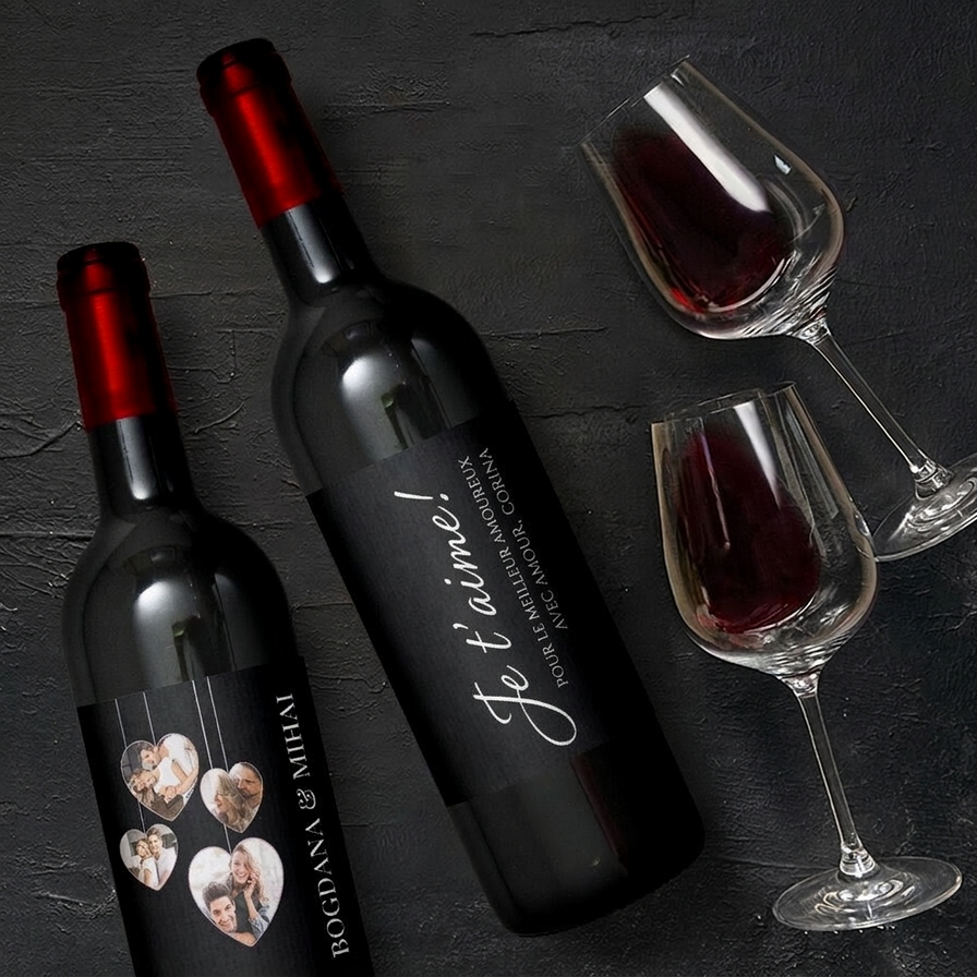 Vins personnalisés pour mon chéri