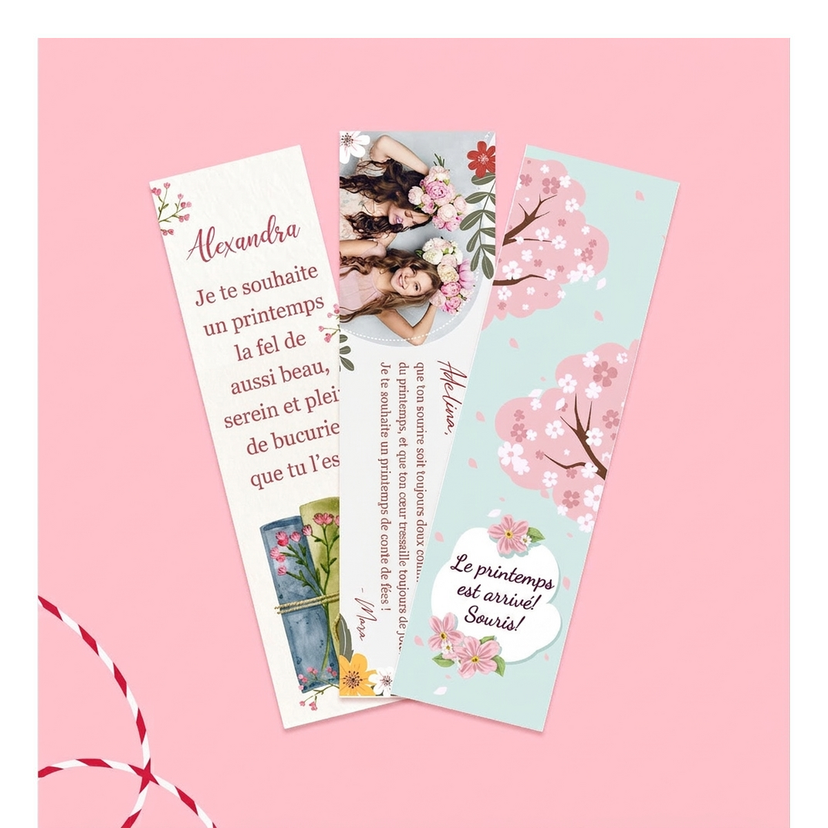 Marque-pages personnalisés pour