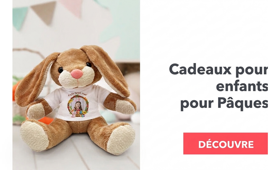 Cadeaux personnalisés pour les enfants à Pâques