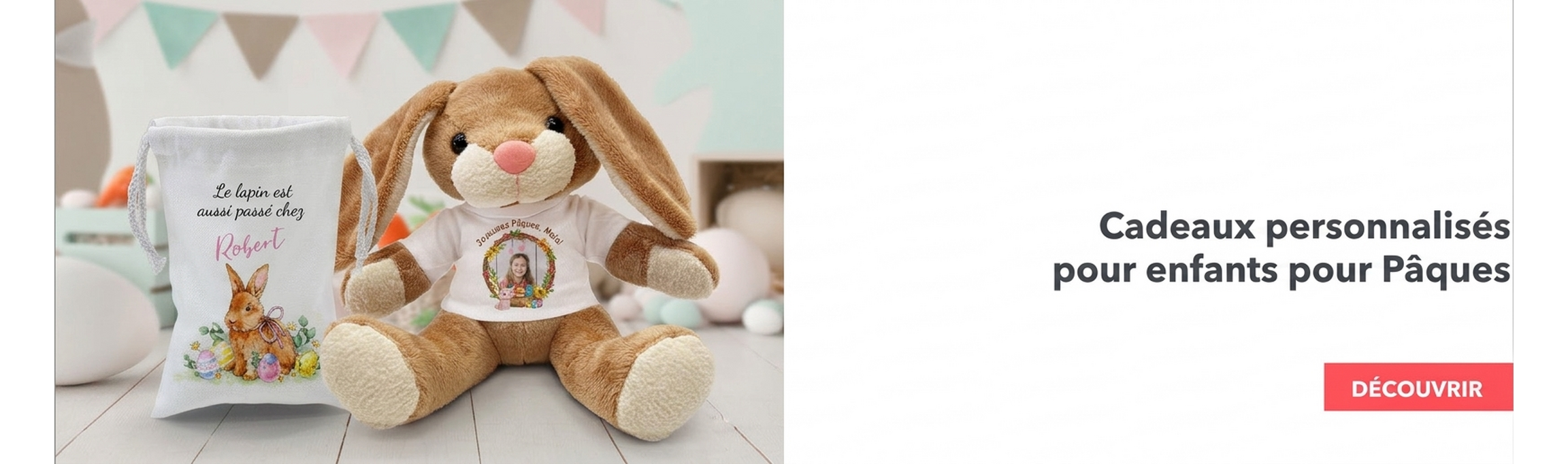 Cadeaux personnalisés pour les enfants à Pâques