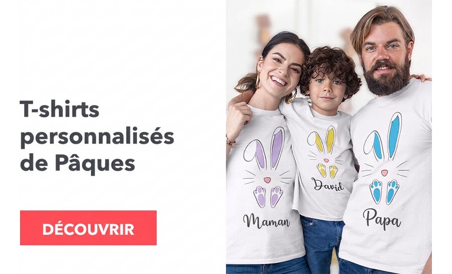 T-shirts personnalisés pour Pâques