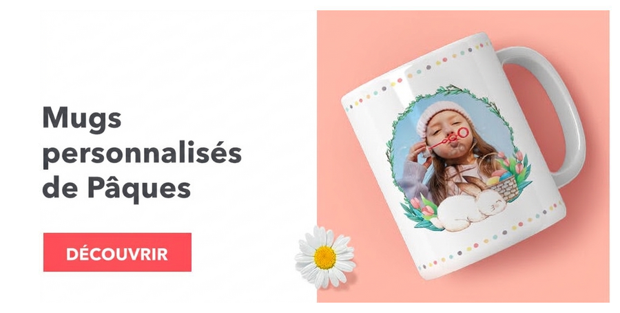 Tasses personnalisées pour Pâques