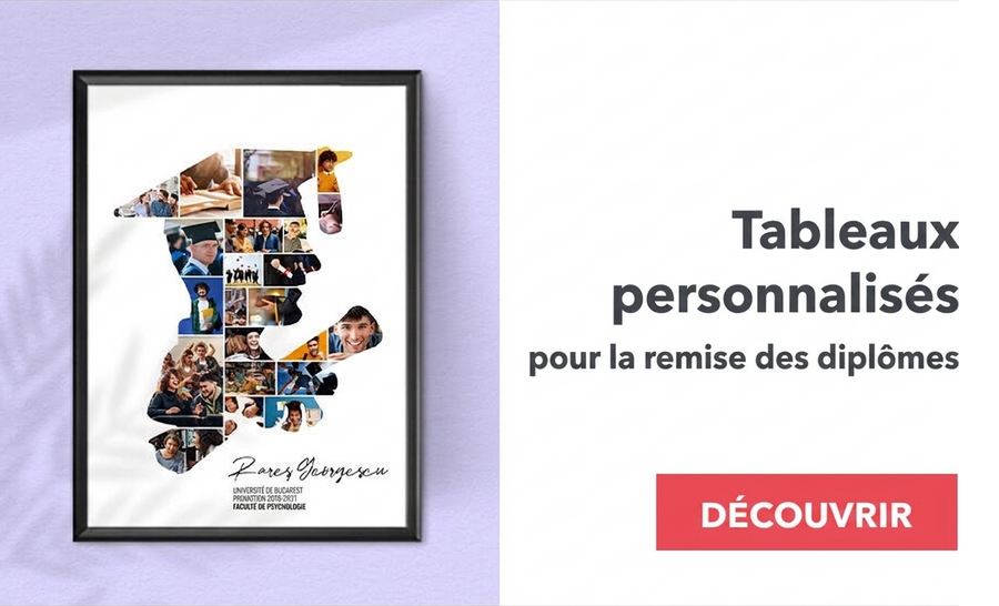 Tableaux et affiches personnalisés pour la remise des diplômes