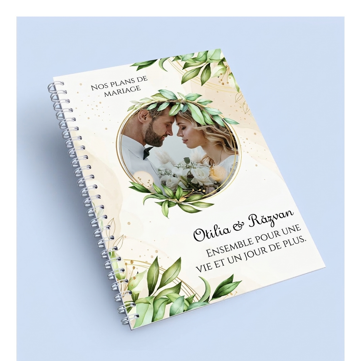 Agendas et carnets personnalisés pour un mariage