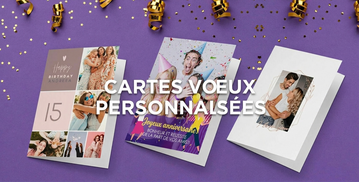 Félicitations et cartes personnalisées