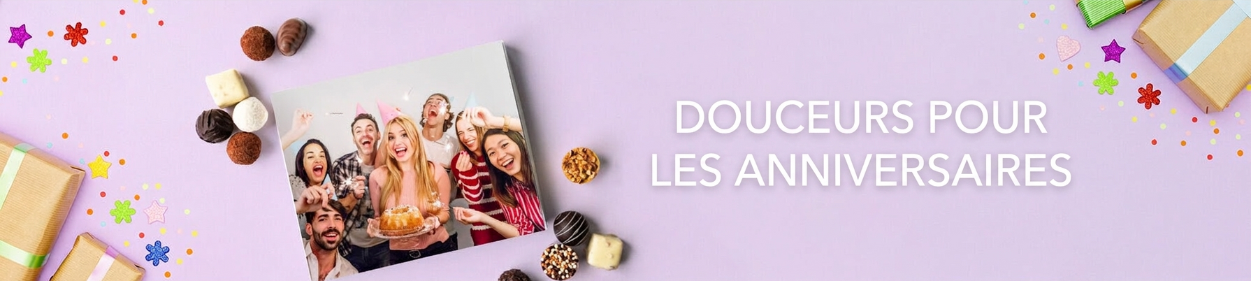 Confiseries personnalisées pour un anniversaire