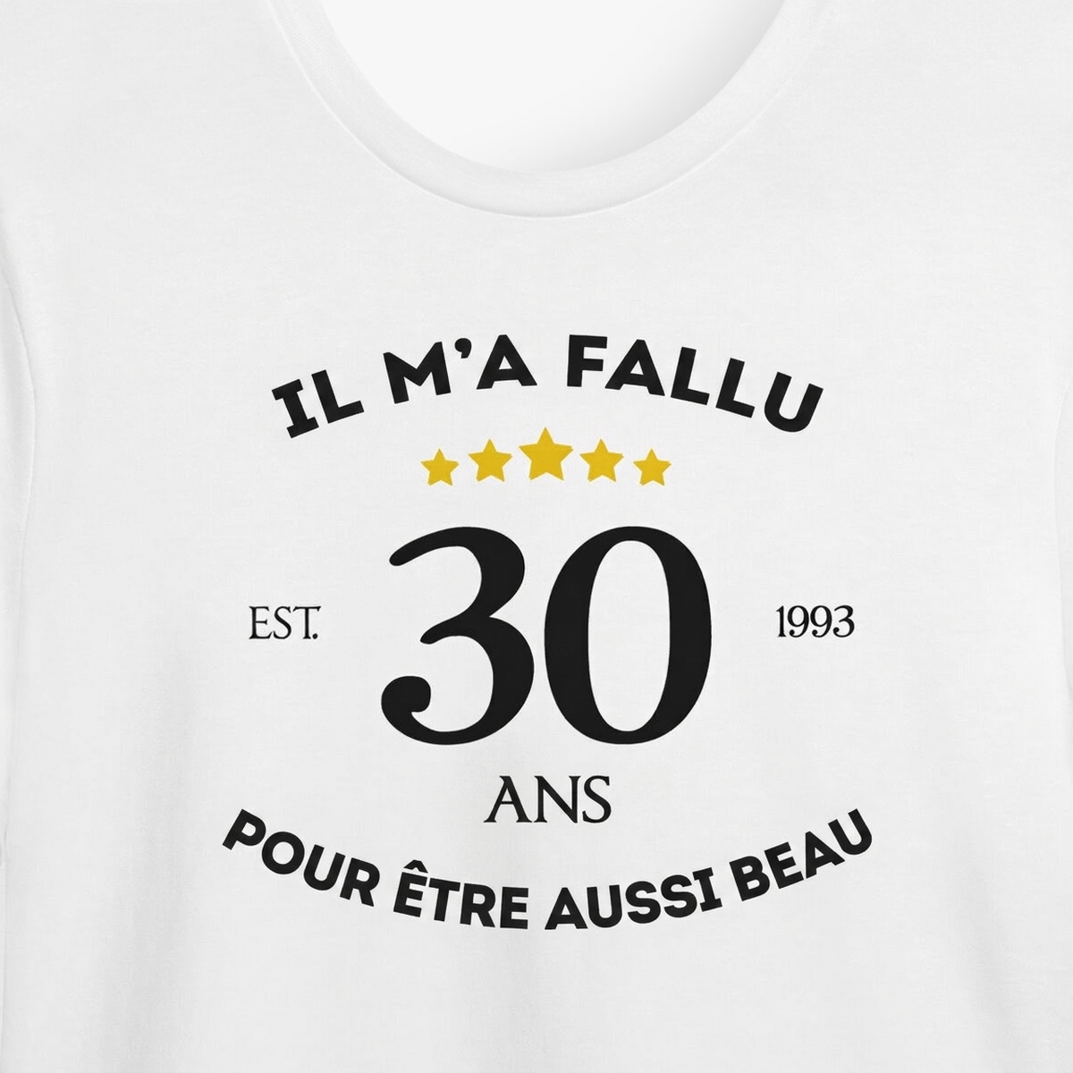 T-shirts personnalisés pour les anniversaires