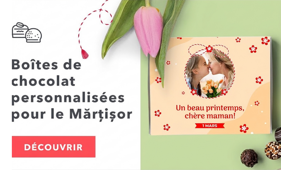 Boîtes de chocolats personnalisées