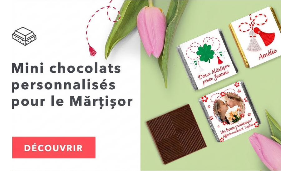 Mini-chocolats personnalisés
