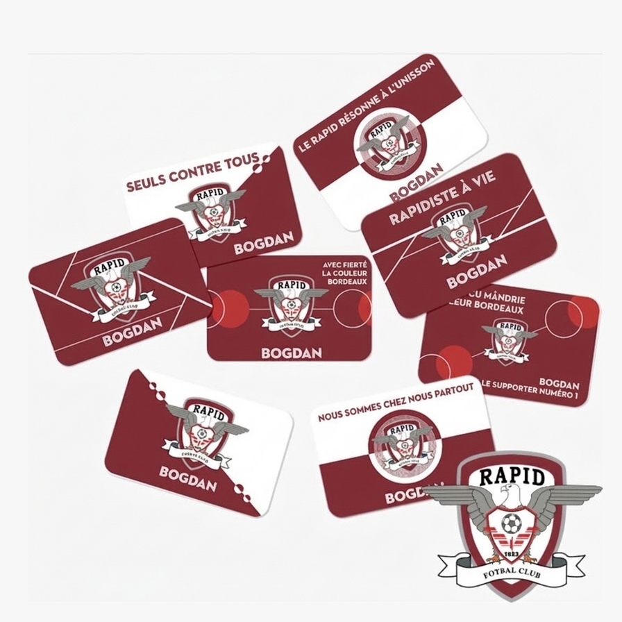 Autocollants et étiquettes personnalisés sous licence officielle - FC Rapid 1923