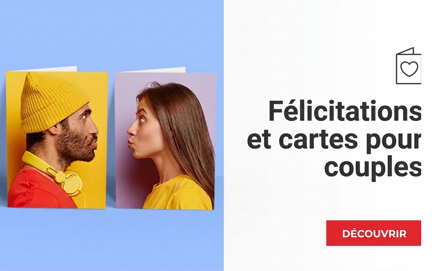 Cartes de vœux et cartes pour les couples