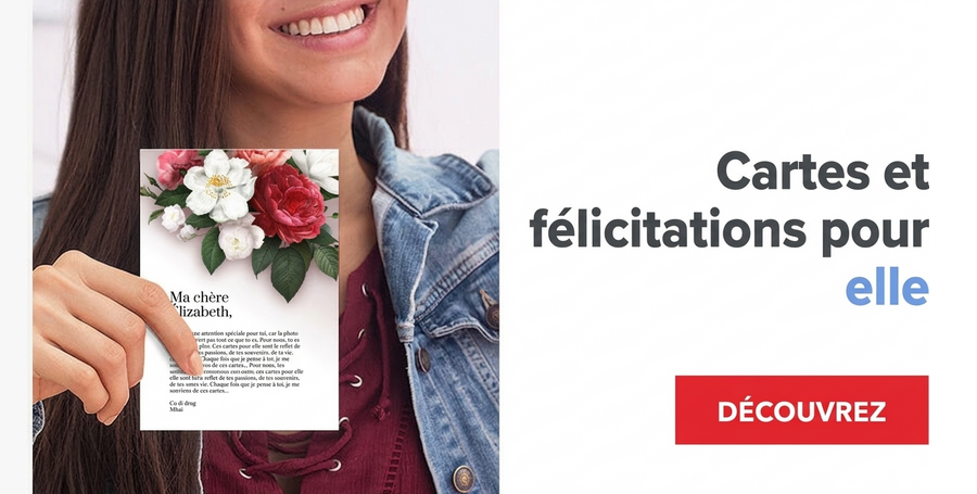 Félicitations à elle