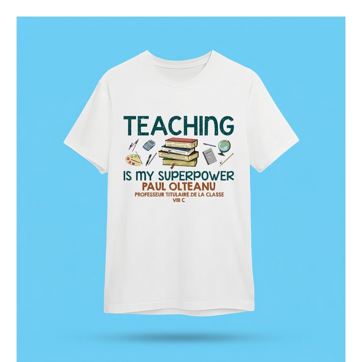 T-shirts personnalisés pour les enseignants