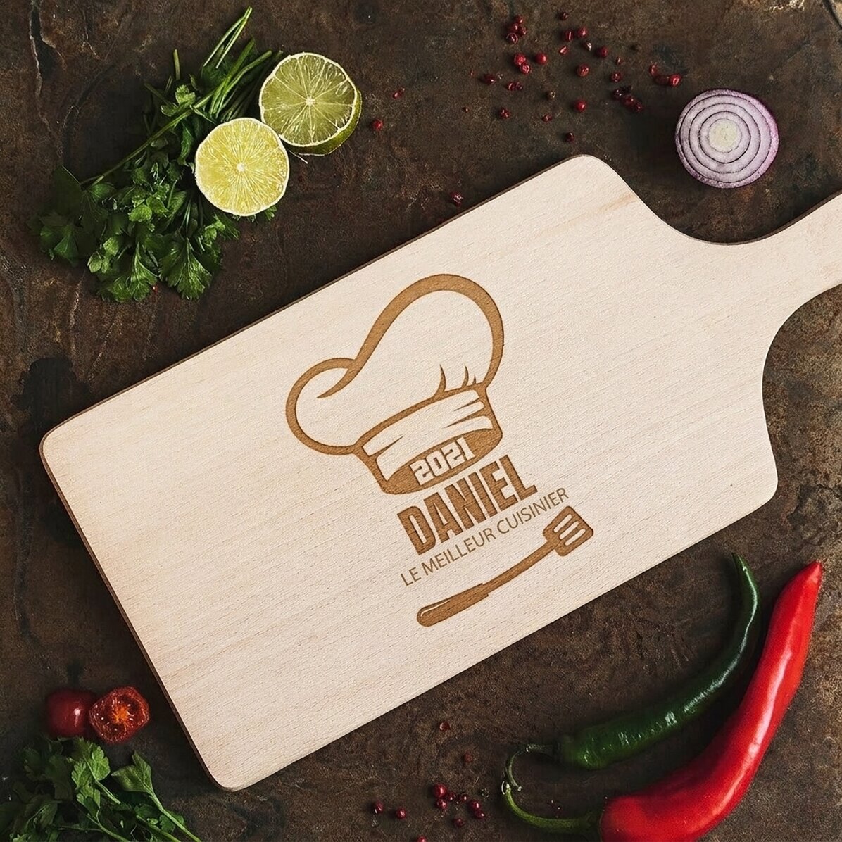 Planche à découper personnalisée - Le meilleur cuisinier