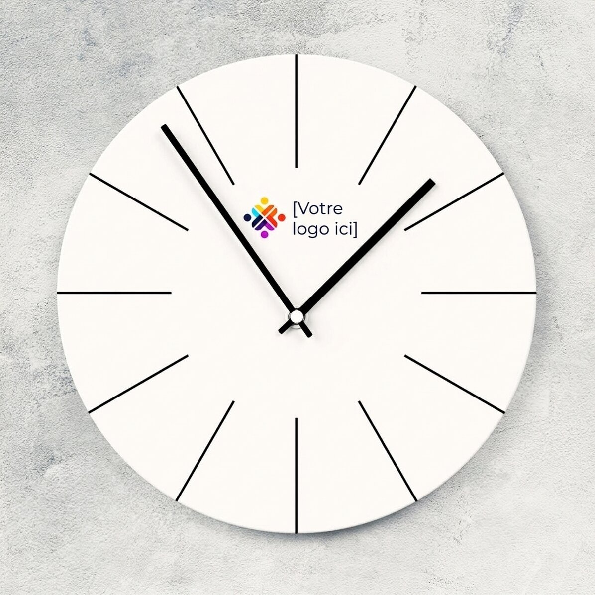Montre personnalisée avec logo - Blanche