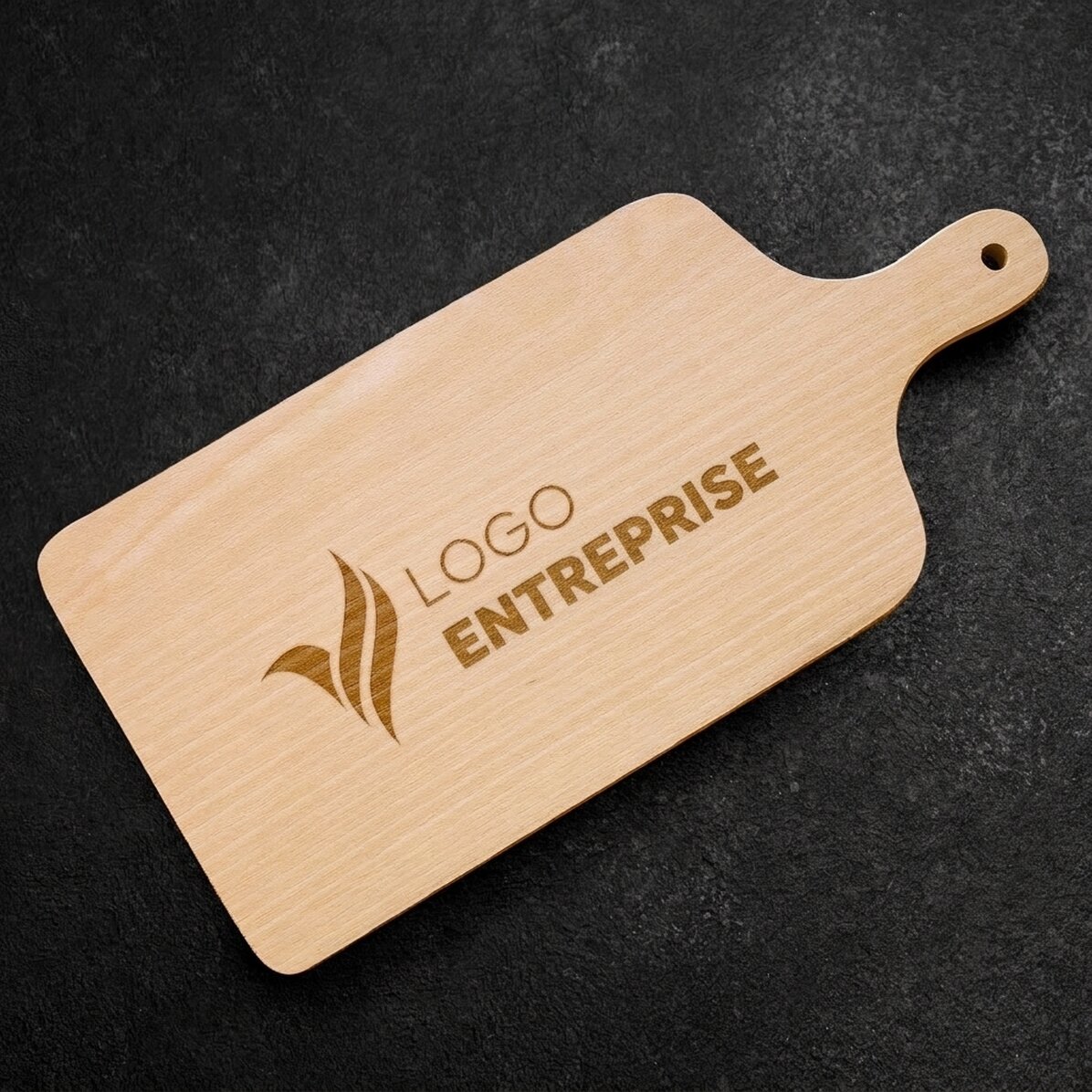Planche à découper personnalisée avec logo