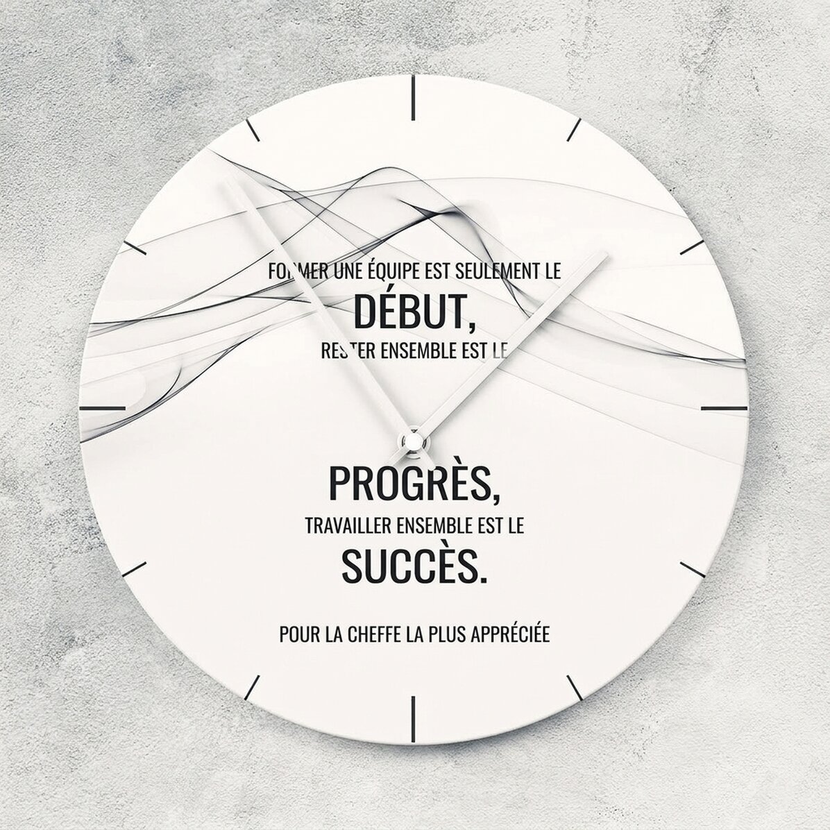 Montre personnalisée avec inscription - « Succès »