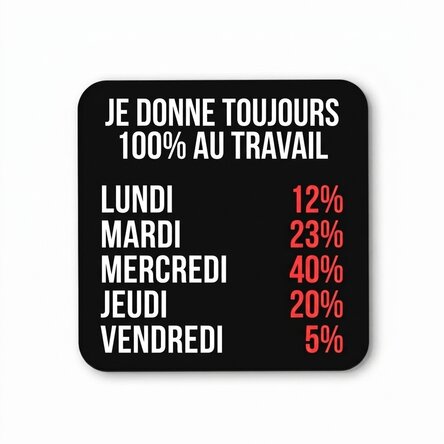 Porte-verre personnalisé avec inscription - 100 %