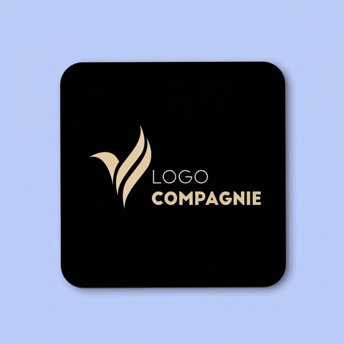 Porte-verre personnalisé avec logo