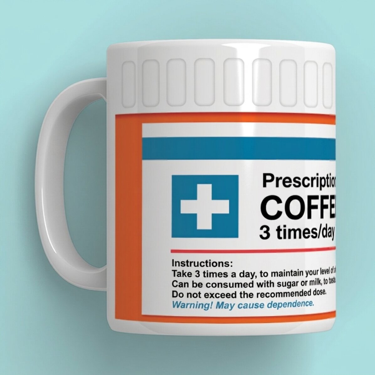Tasse personnalisée avec message - Prescriptie