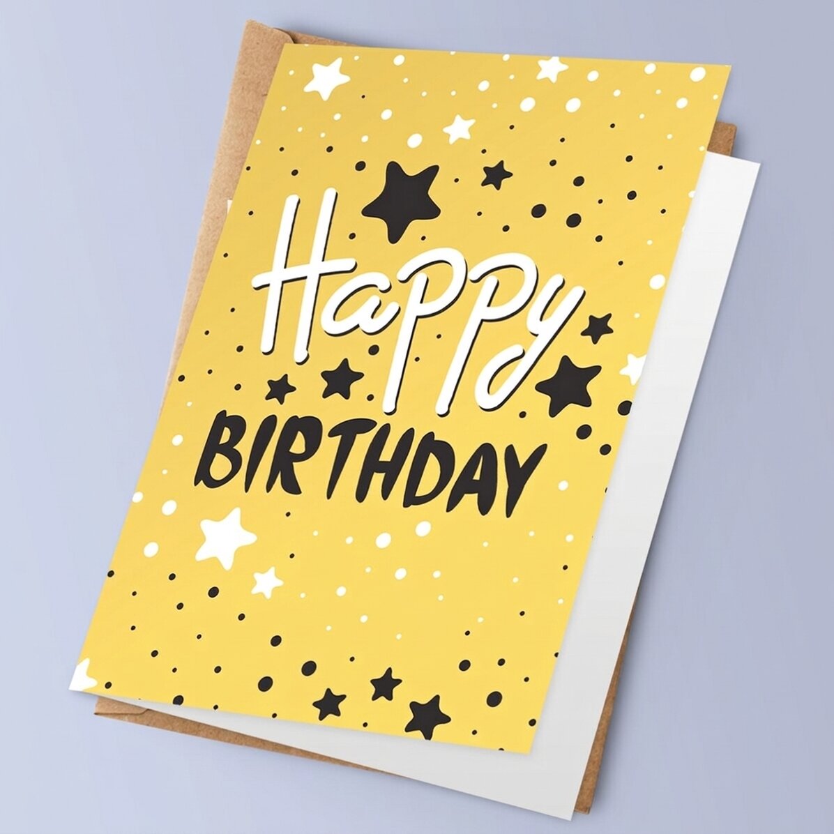 Carte de vœux personnalisée - Joyeux anniversaire