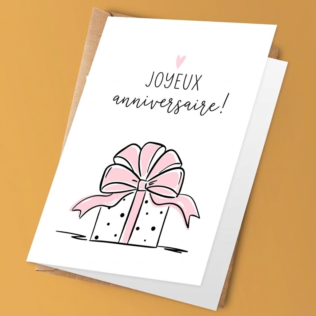 Carte de vœux personnalisée - Cadeau d