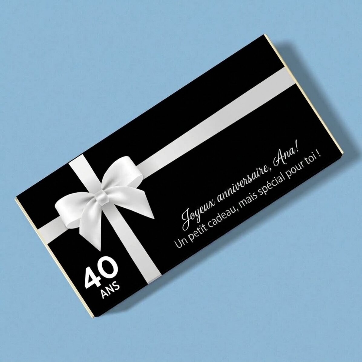 Chocolat personnalisé avec un message pour un anniversaire - Special for you