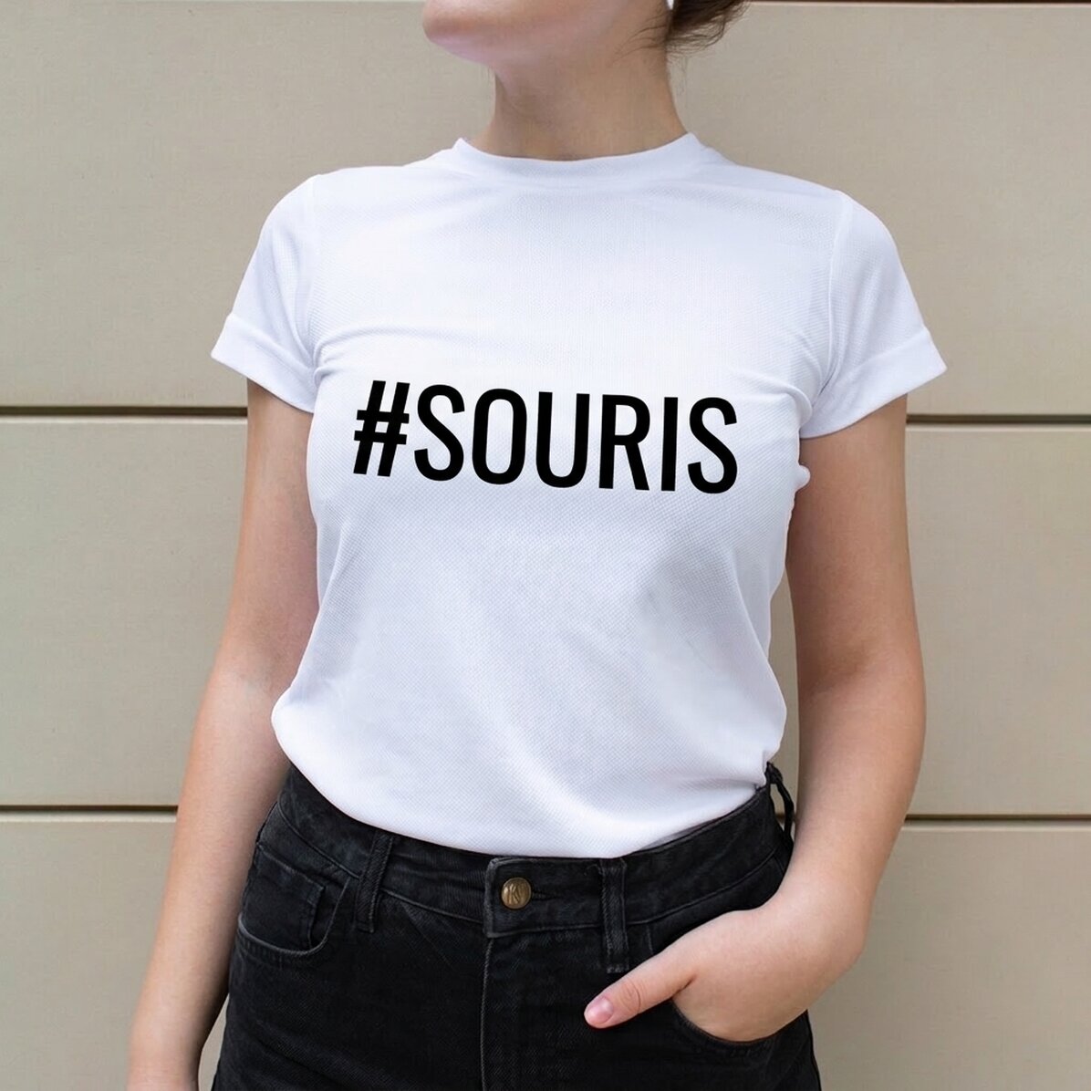 T-shirt de sport personnalisé avec inscription