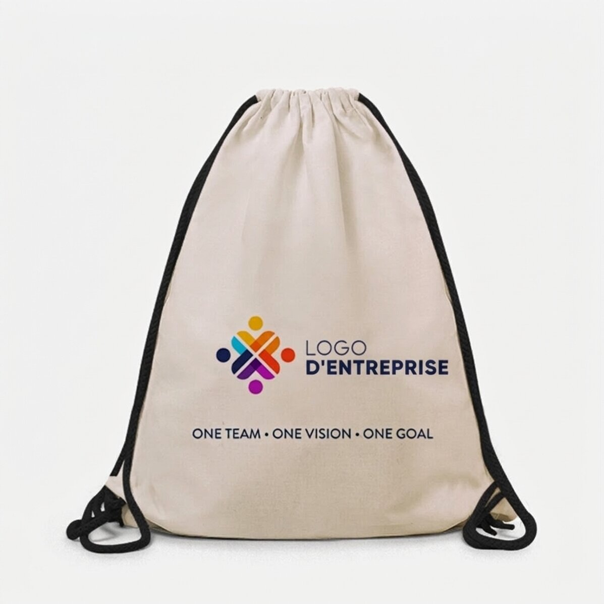 Sac à dos personnalisé avec logo et texte