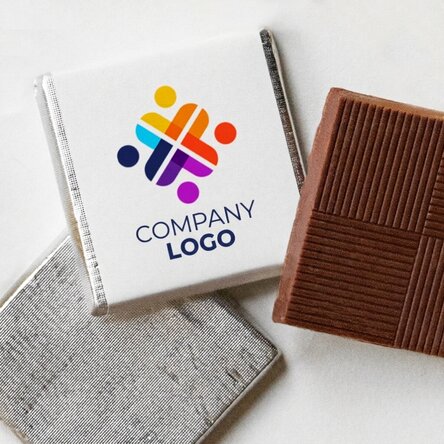 Mini-chocolat personnalisé avec logo