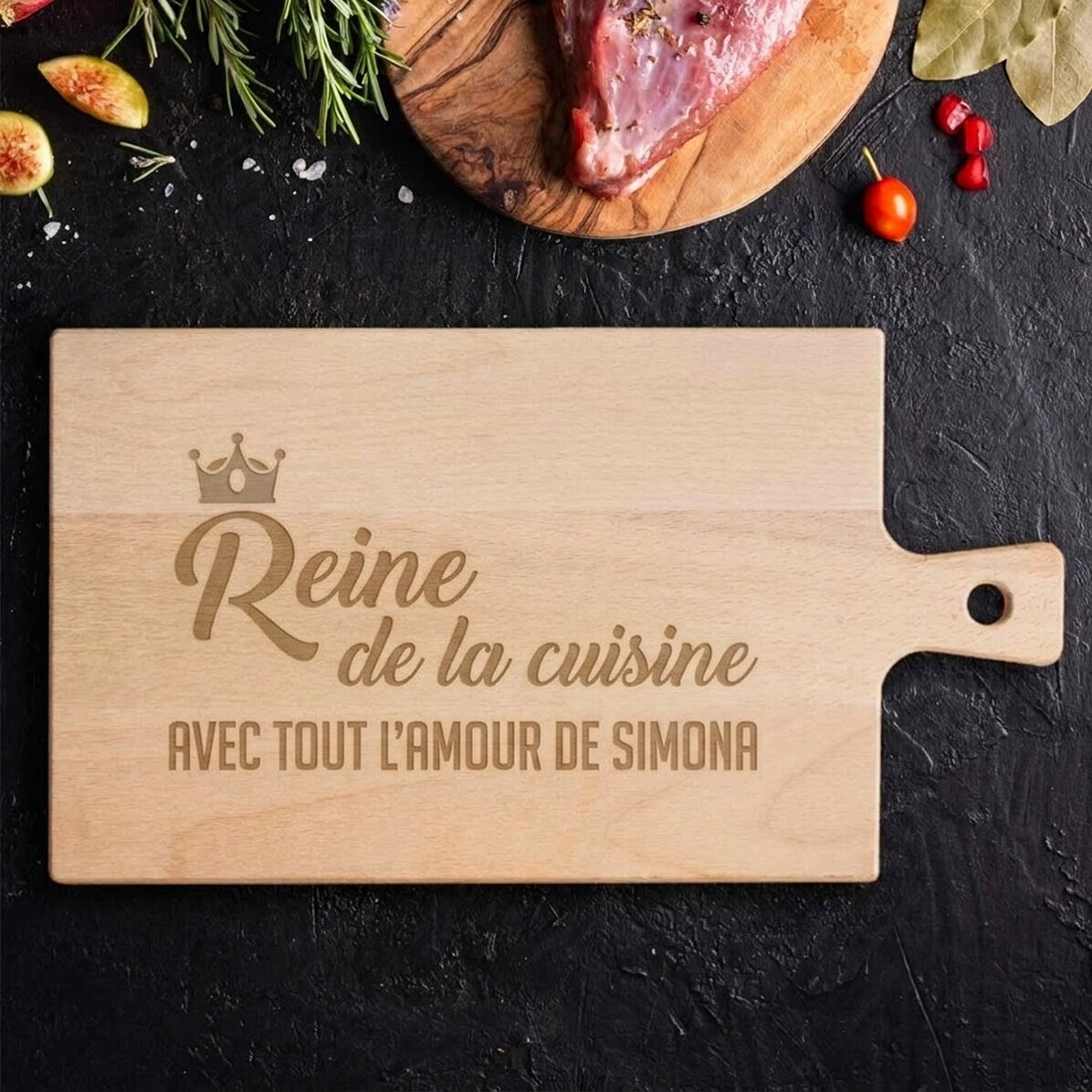 Planche à découper personnalisée - Queen of the Kitchen
