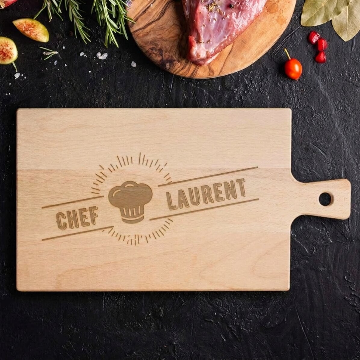 Planche à découper personnalisée - Chef professionnel
