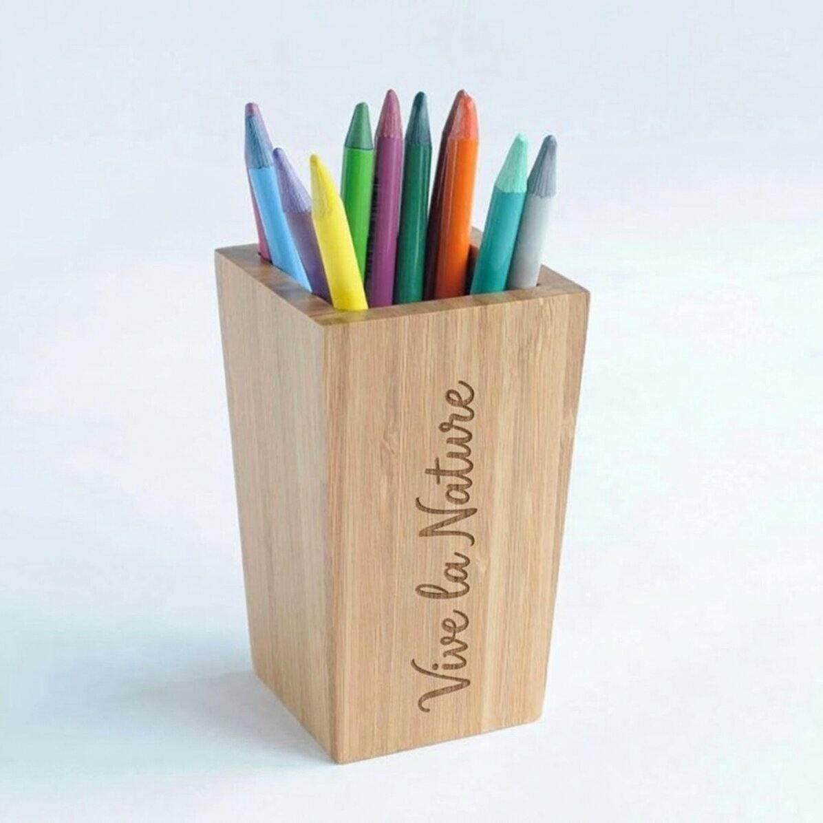 Porte-crayons et stylos en bois - avenatura