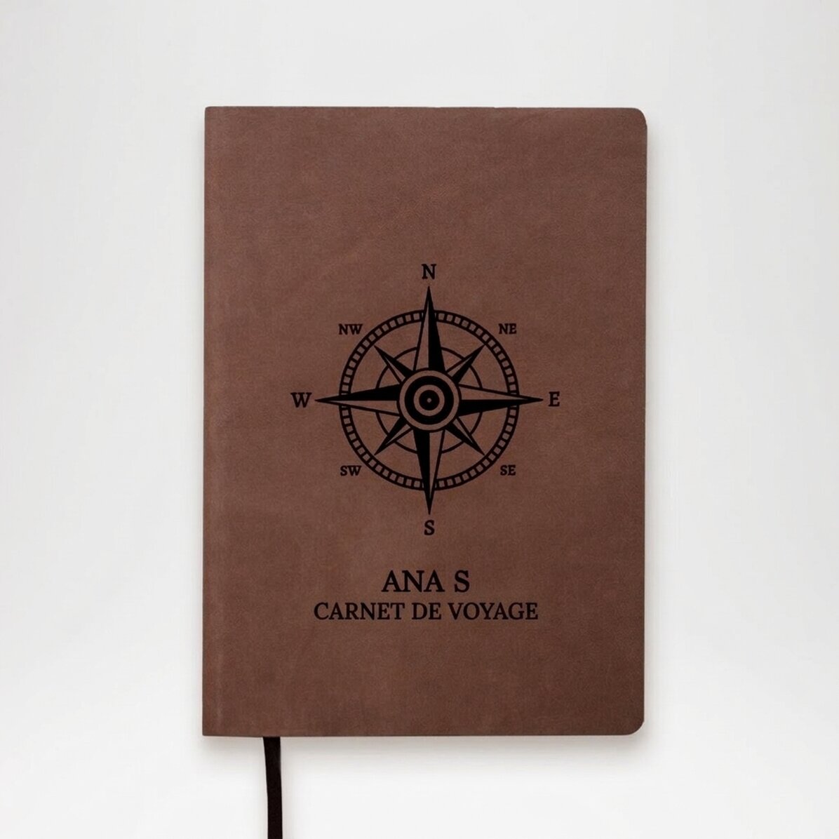 Agenda en cuir personnalisé avec nom - Busola