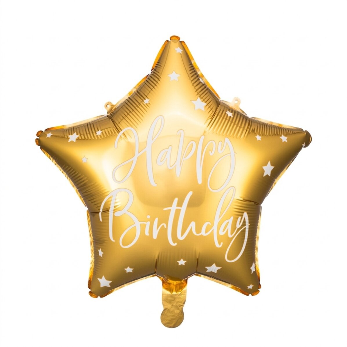 Ballon - étoile dorée « Happy Birthday »