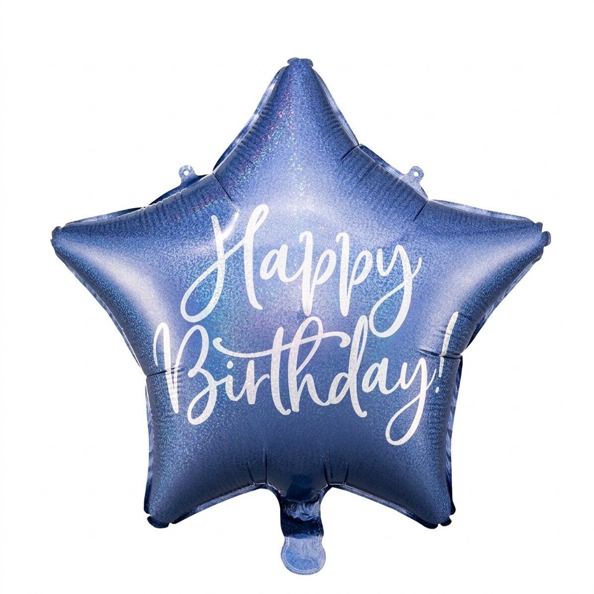 Ballon - étoile bleue « Happy Birthday »