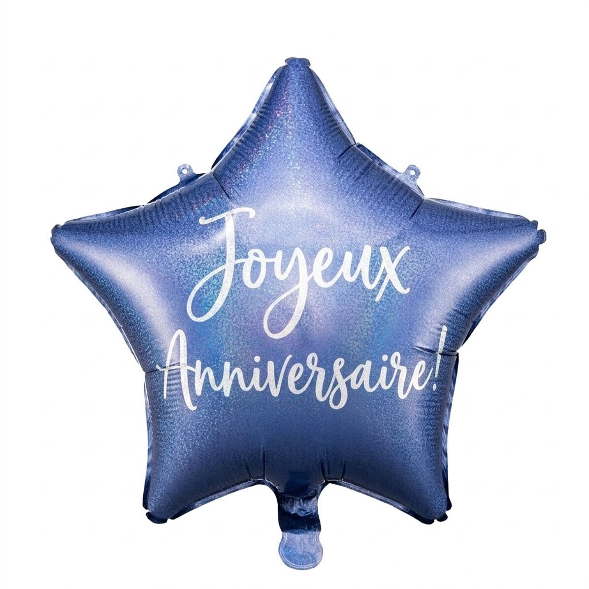 Ballon - étoile bleue « Happy Birthday »