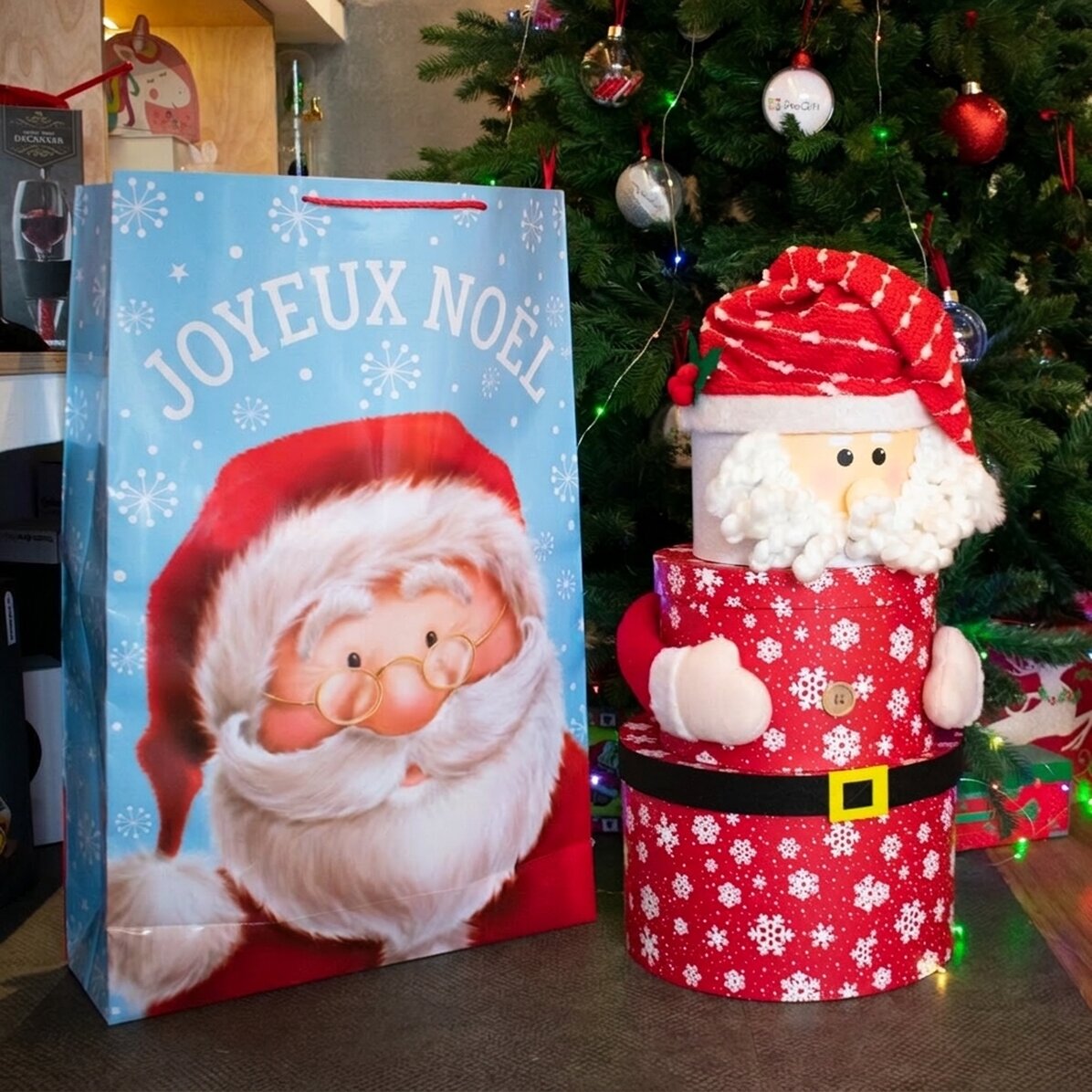 Sac cadeau Jumbo - modèle « Merry Christmas Santa »