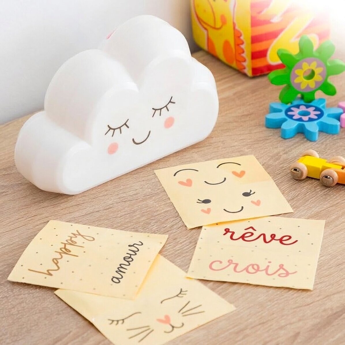 Veilleuse avec projecteur - Petit nuage