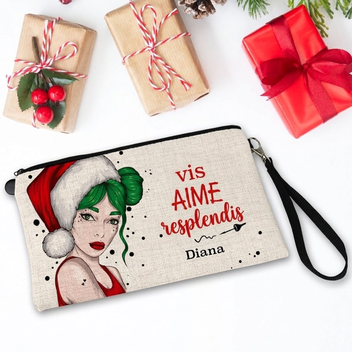 Trousse de maquillage personnalisée avec l