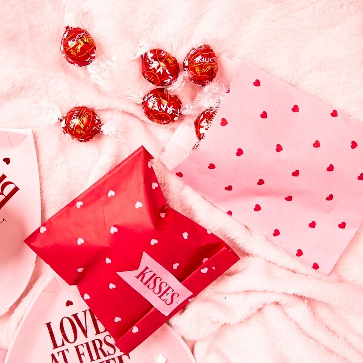 Lot de petits sacs cadeaux - Love is in the air