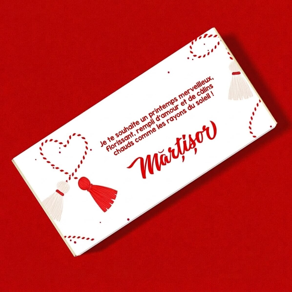Chocolat personnalisé avec l