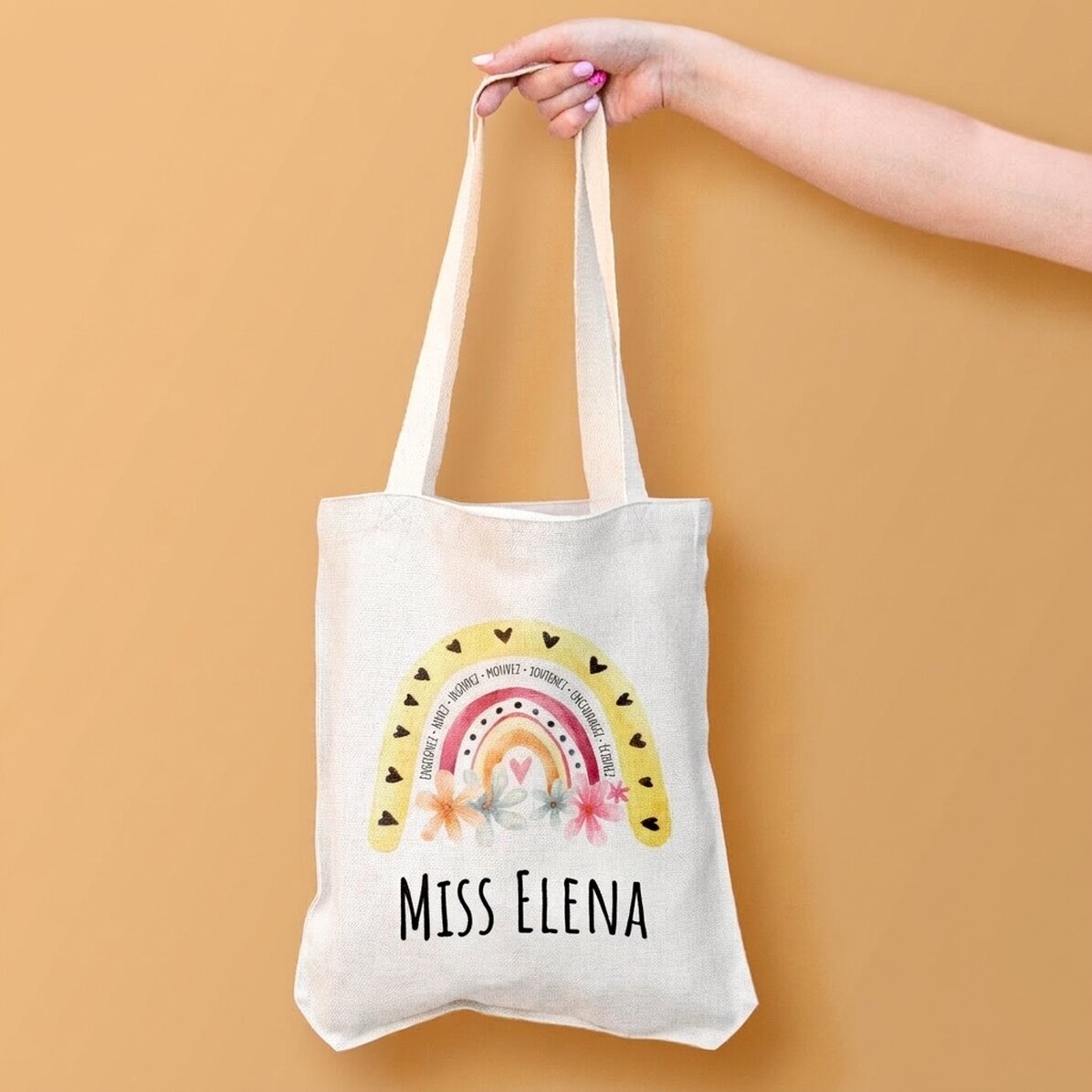 Sac personnalisé avec le prénom d