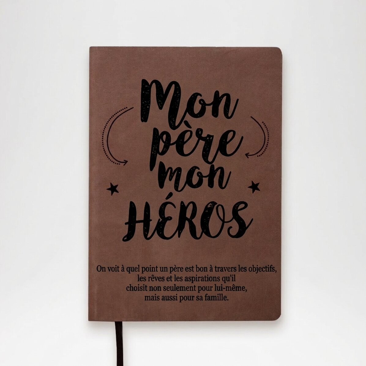 Agenda en cuir personnalisé avec l