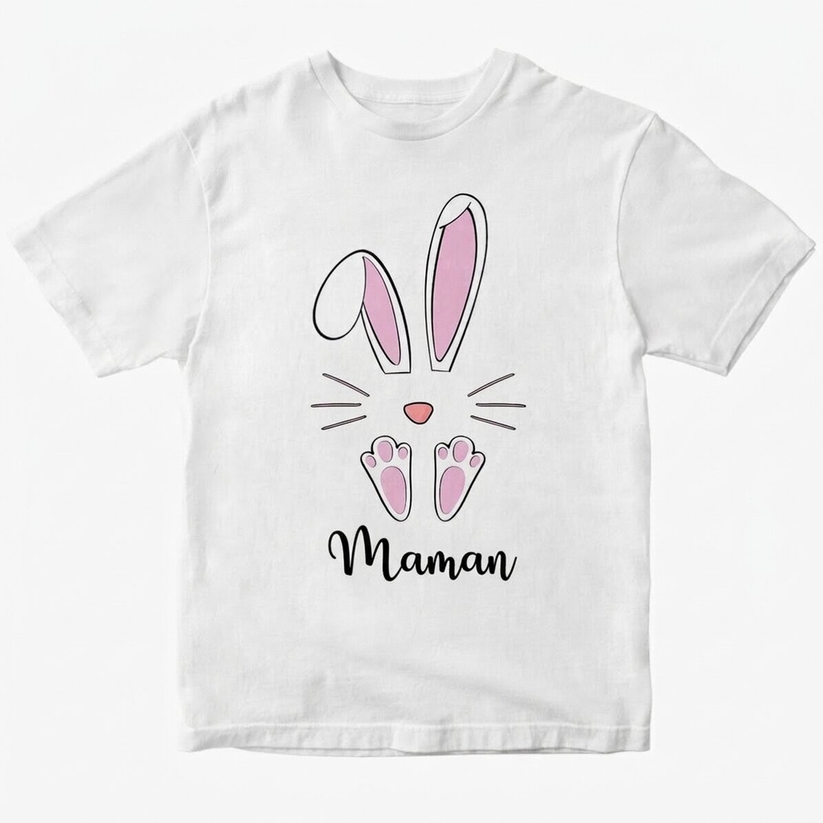 T-shirt personnalisé avec inscription - Lapin