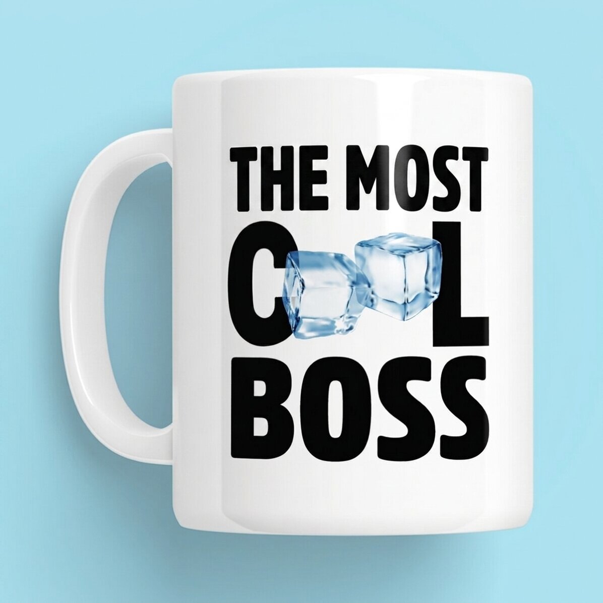 Tasse personnalisée avec inscription - Le patron le plus cool