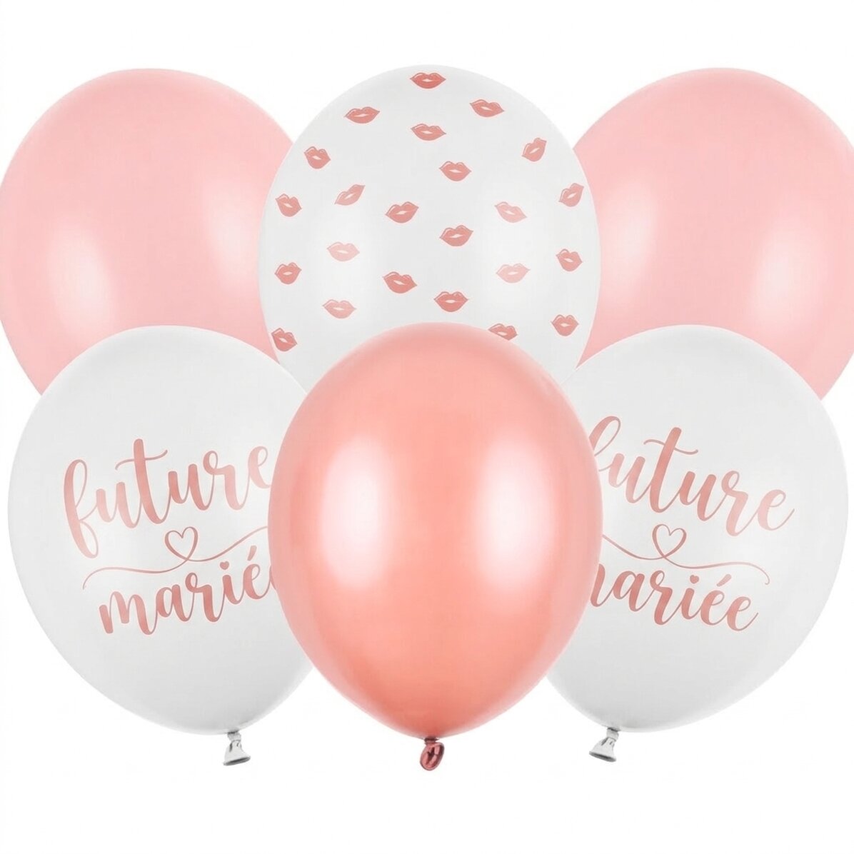 Lot de ballons assortis pour une soirée entre filles - Future mariée
